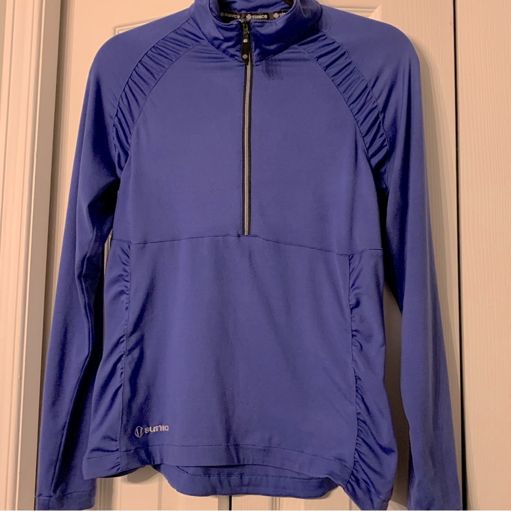 Sz M SunIce half zip pullover